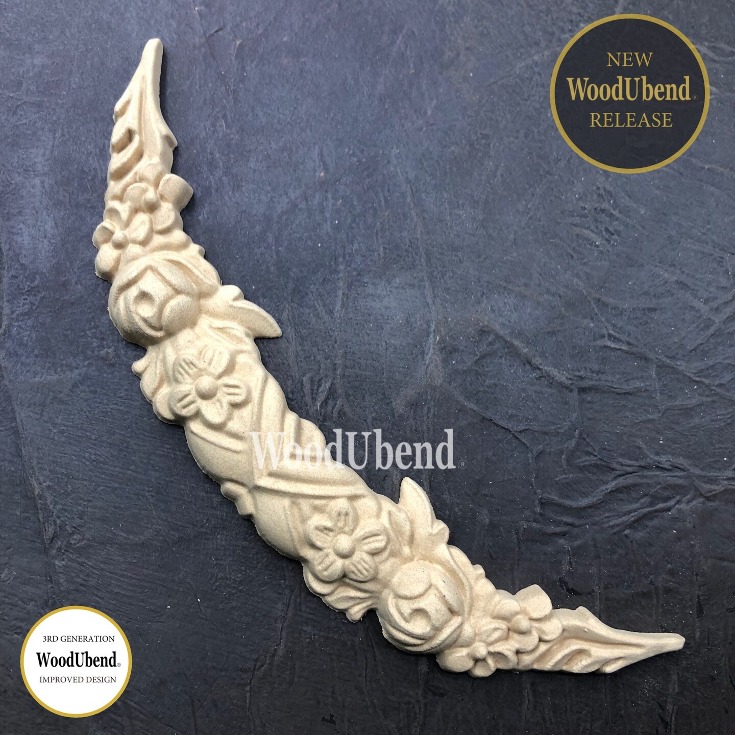 WoodUbend Pair of Floral Swags