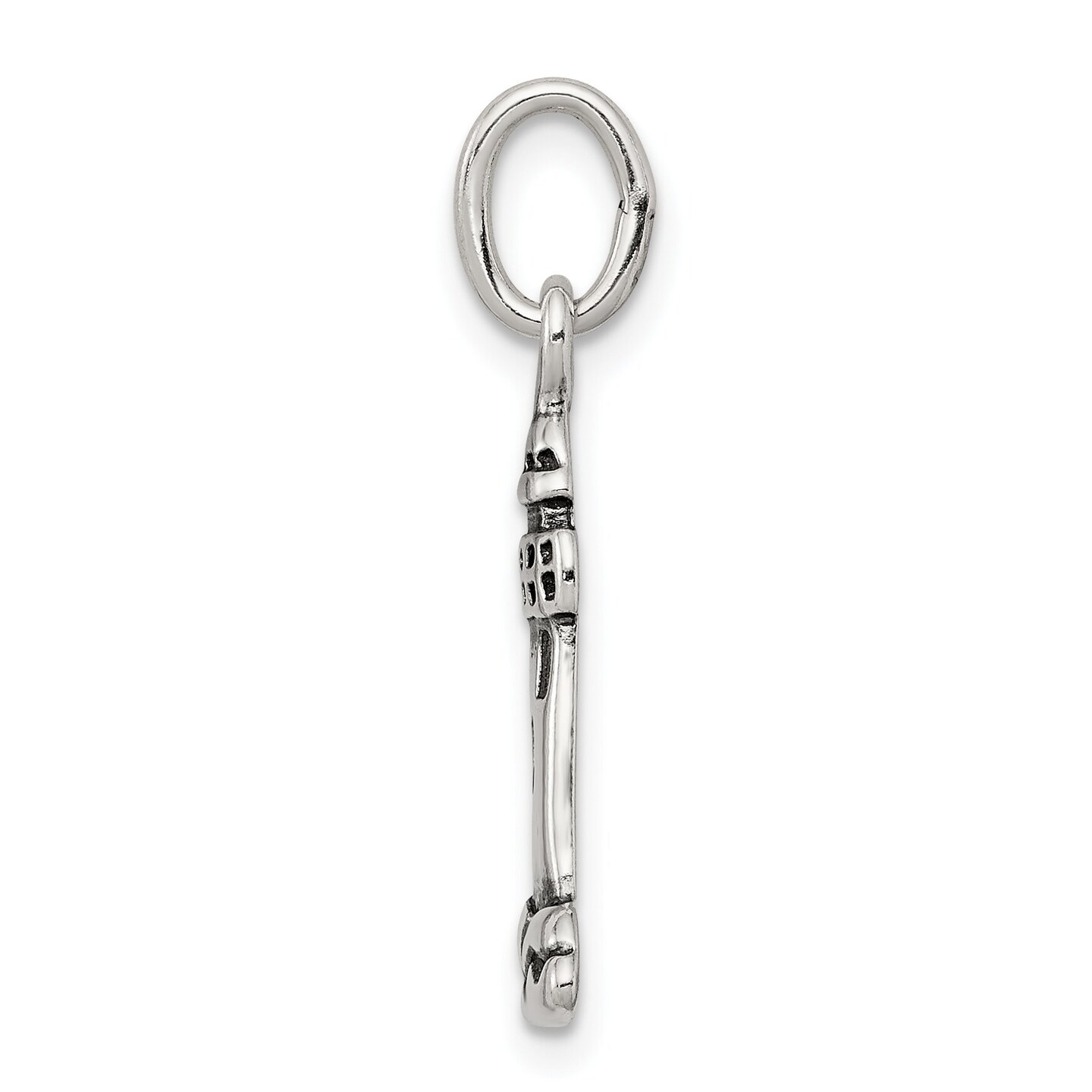 Sterling Silver Antiqued Lighthouse Charm Jewelry 20mm x 8mm