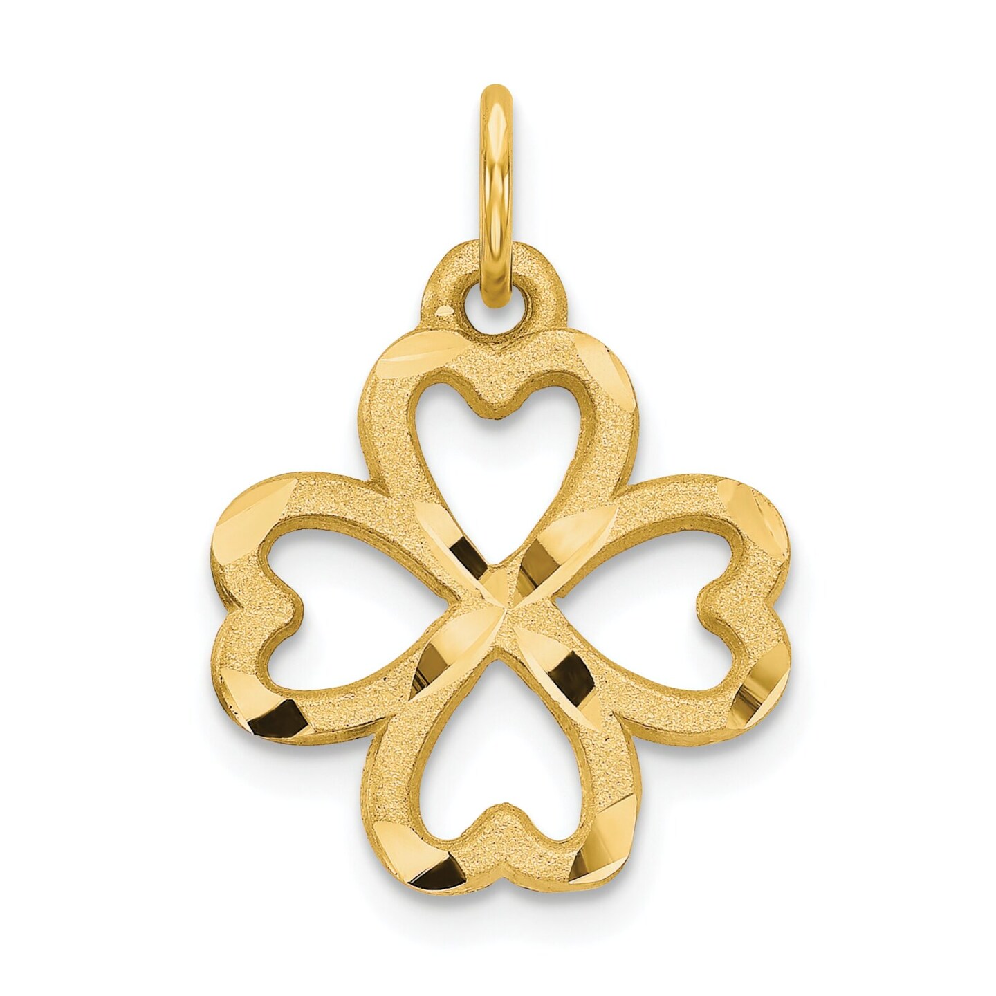 Gold 2025 shamrock charm