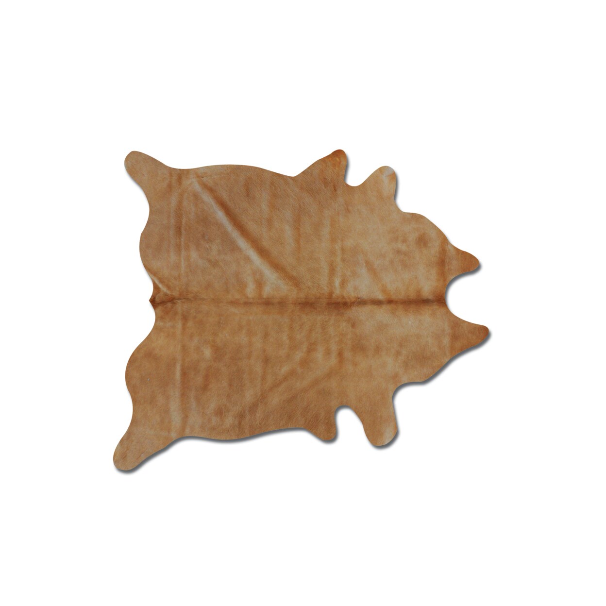 natural GENEVA COWHIDE RUG Aprox  6&#x27;X7&#x27; TAN