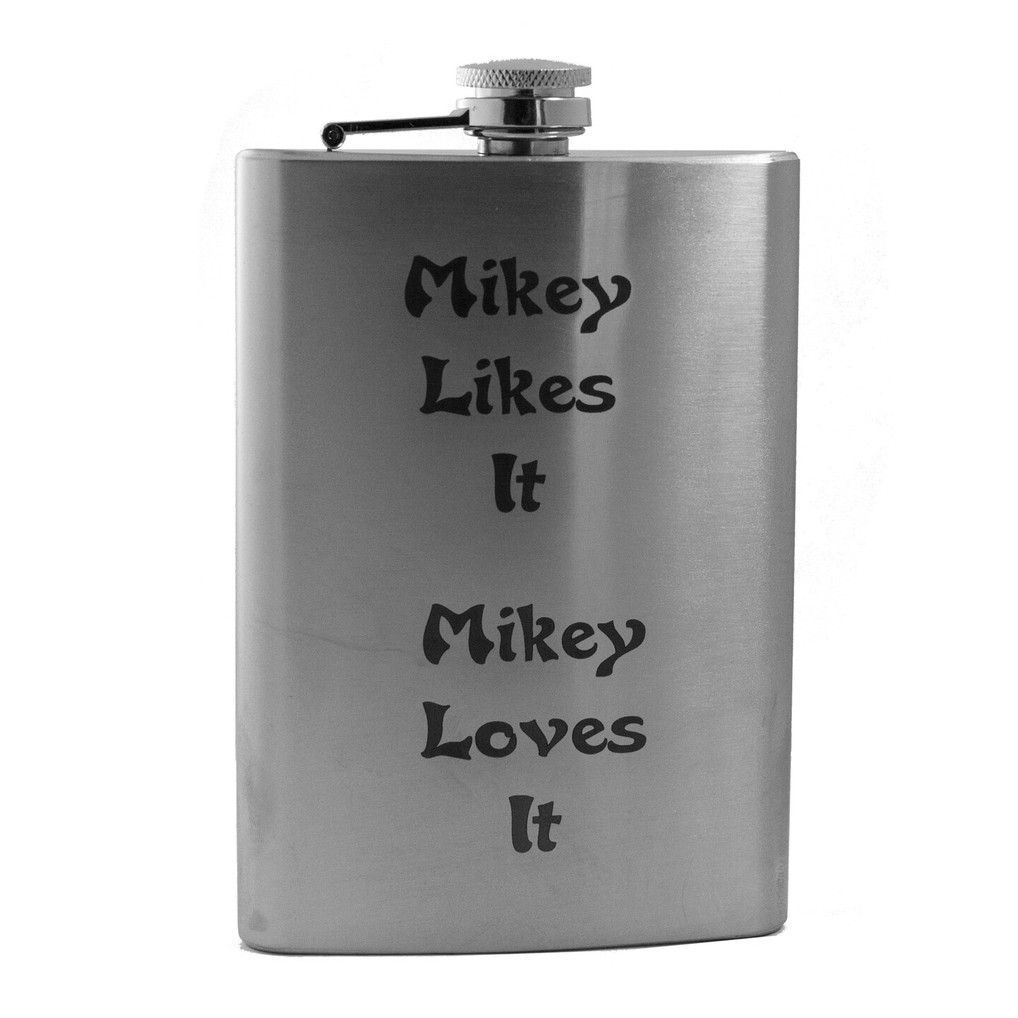 8oz Mikey Likes It Stainless Steel Flask 8oz Mikey Likes It Stainless Steel Flask