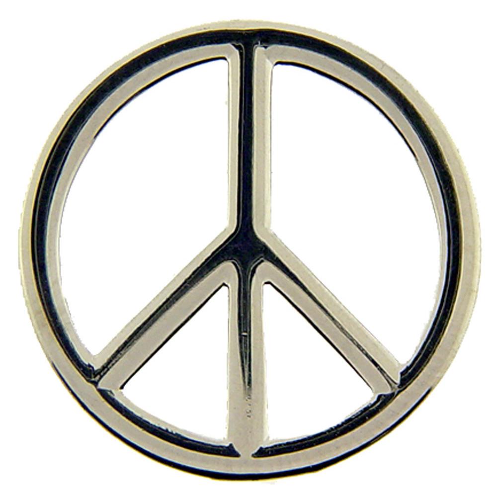 Peace Sign Cut Out Pin 1&#x22;