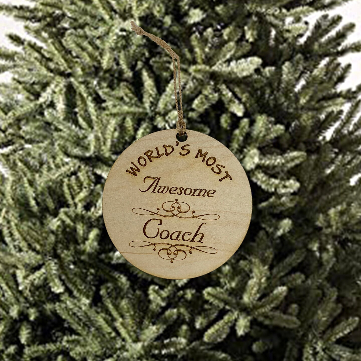 Worlds most Awesome Coach - Ornament Worlds most Awesome Coach - Ornament