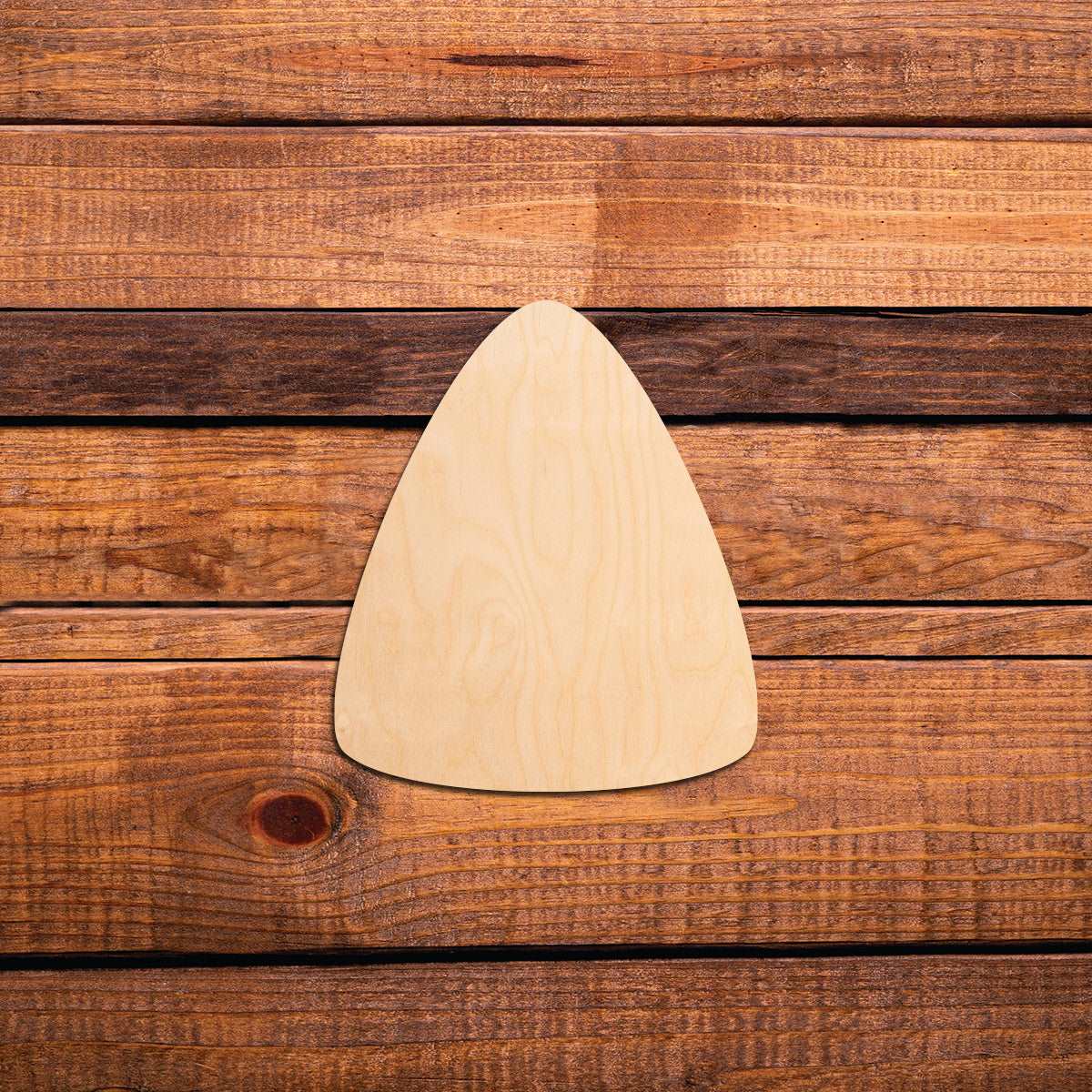 6 in. Unfinished Wooden Candy Corn Shape