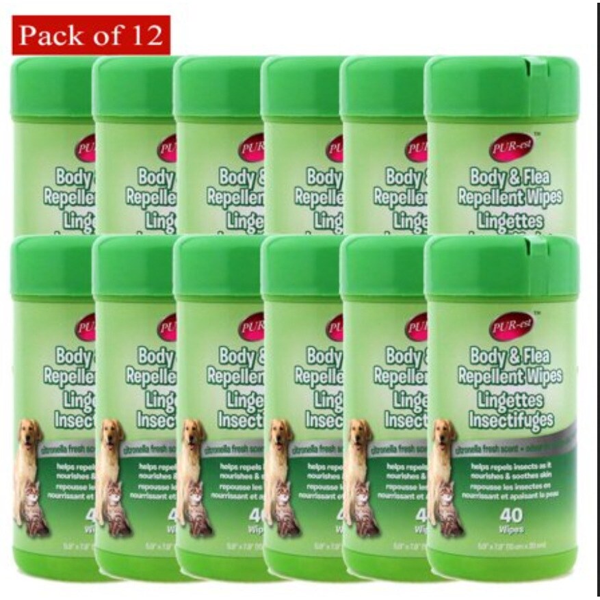Purest Pet Body and Flea Repellent Citronella Fresh x 12