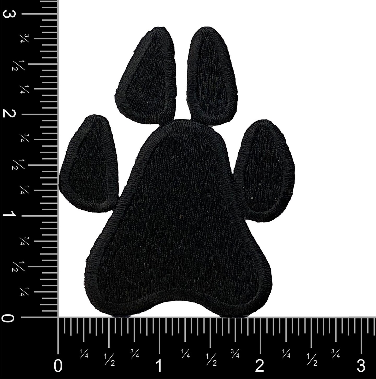 thumbnail interactive-video image 1 of Red Dog Paw Print Patches – Embroidered Iron-On/Sew-On – 5/8 Inch – Lot Of 12 1 of 4