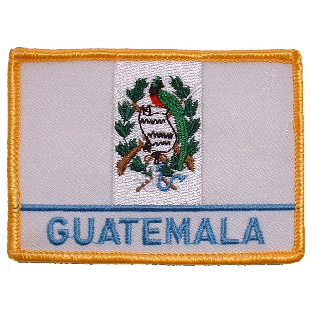 Guatemala Flag Patch 2 1/2&#x22; x 3 1/2&#x22;