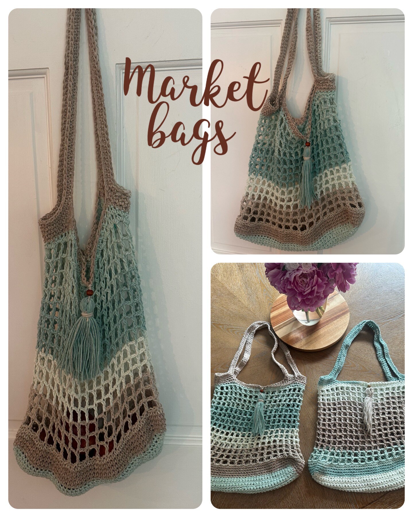 Market bag, mesh shopping bag produce bag