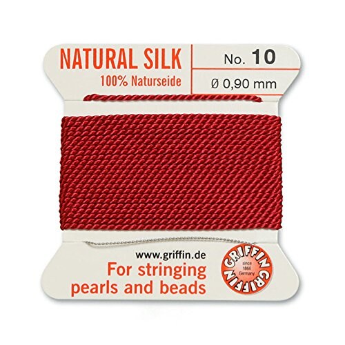 #10 Garnet Griffin Silk Bead Cord (2 Meters)