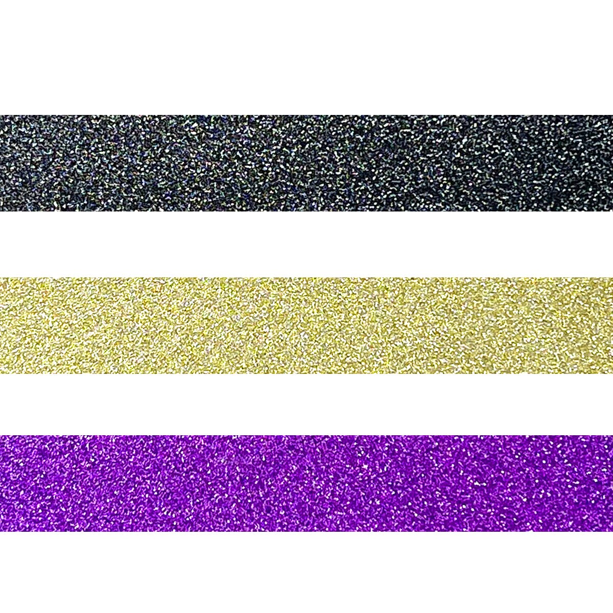 Wrapables Glitter and Shine Washi Tapes Decorative Masking Tapes (Set of 3)