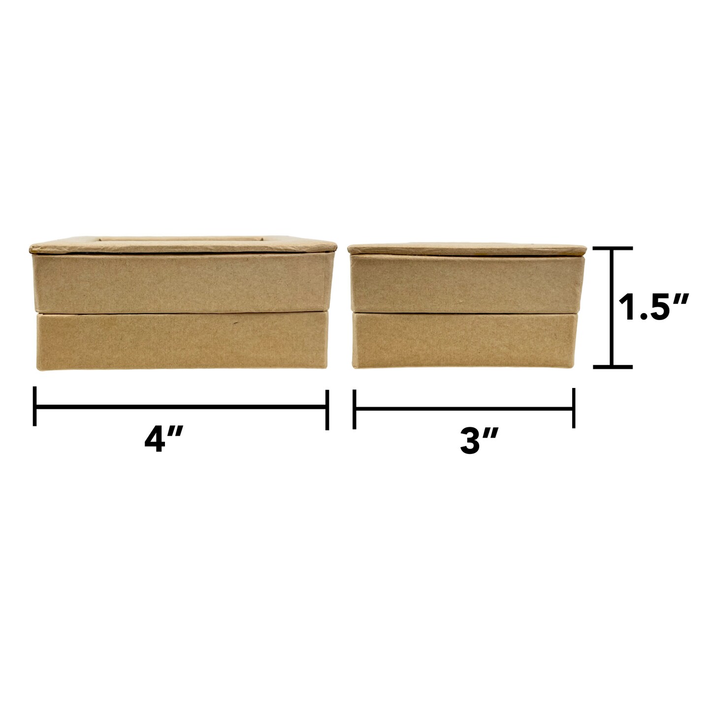 Value Pack of 36 Rectangular Photo Box - Small