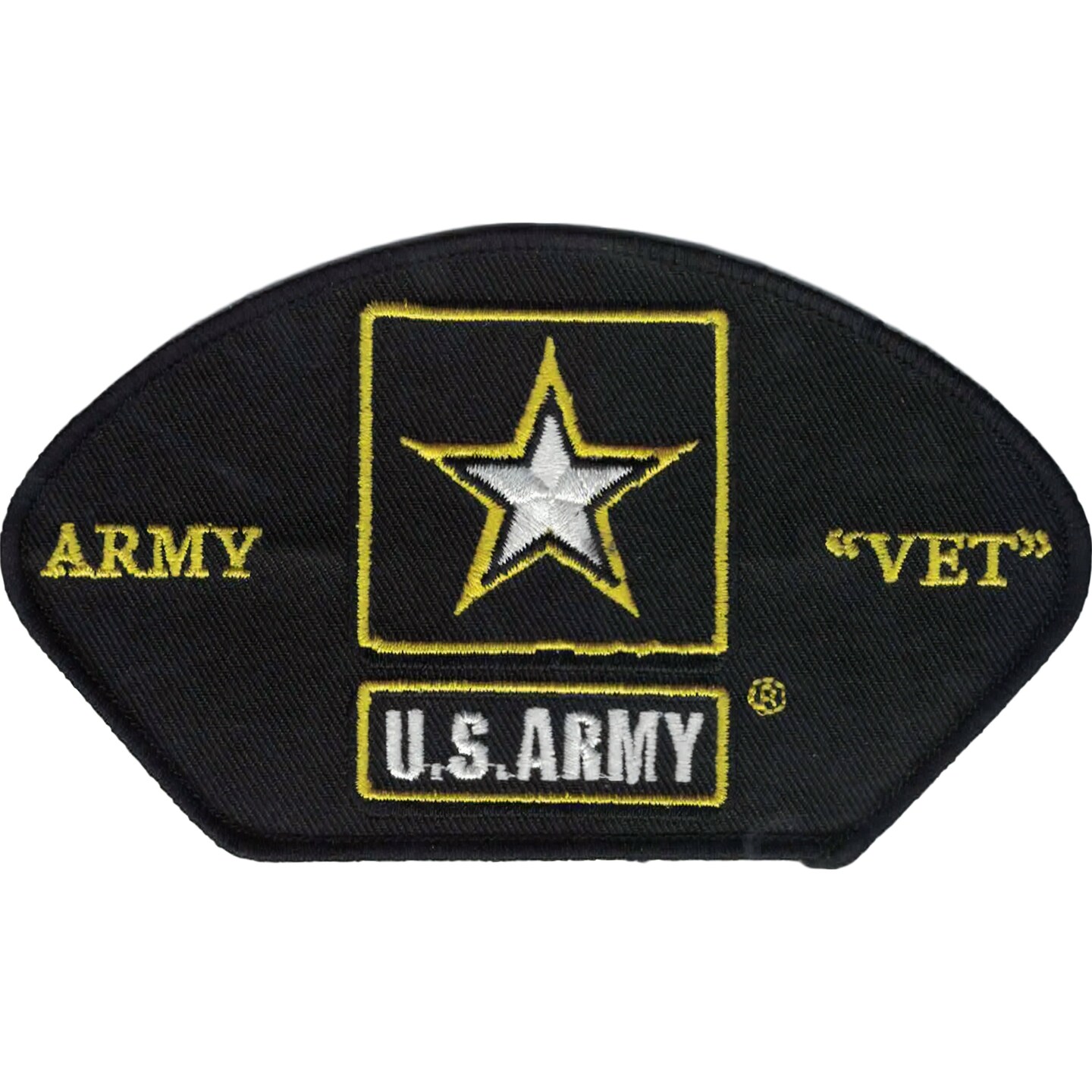 U.S. Army Veteran Hat Patch 2 3/4&#x22; x 5 1/4&#x22;