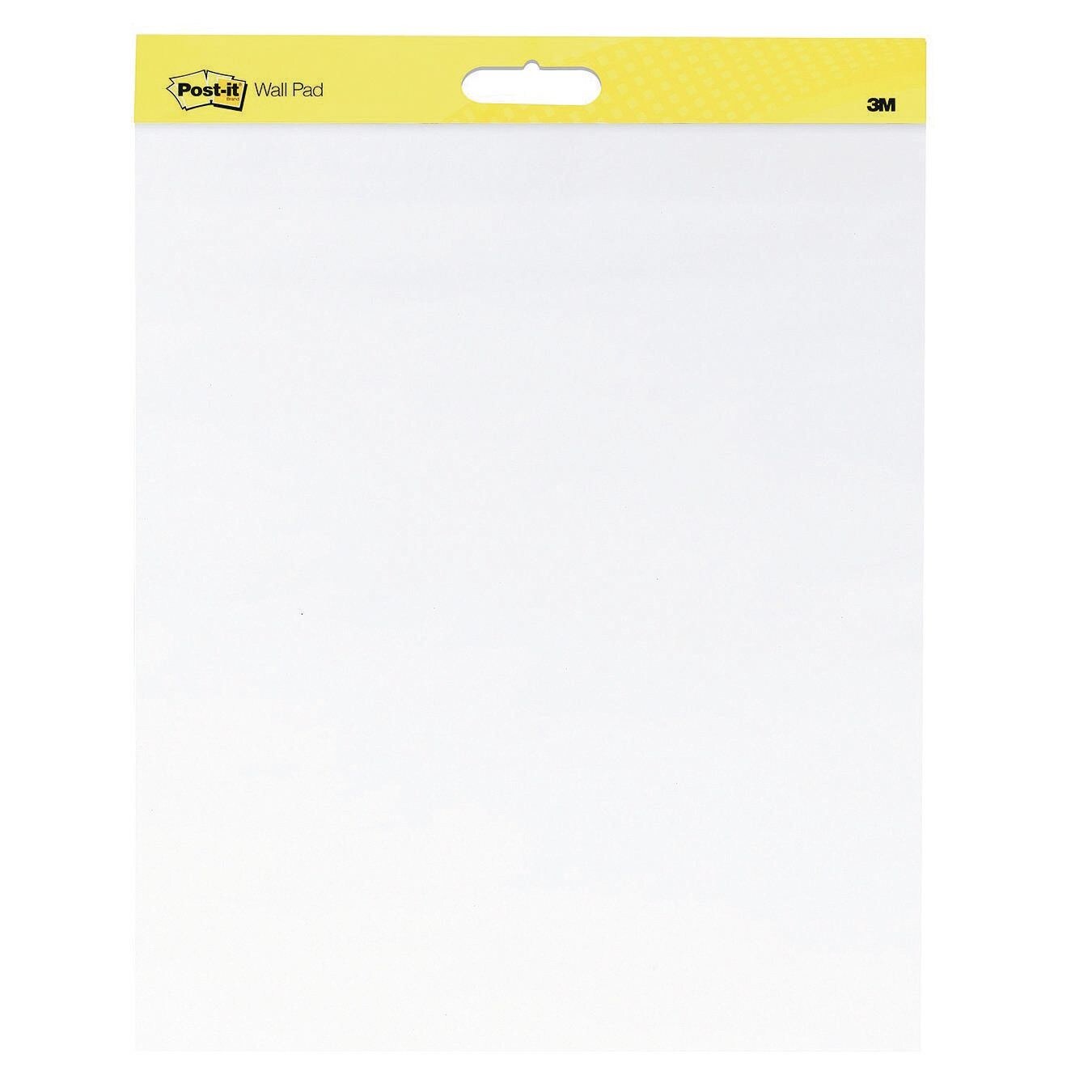 Post It&#xAE; Self Stick Unruled Wall Pads, 20&#x201D; x 23&#x201D; (Pack of 2)