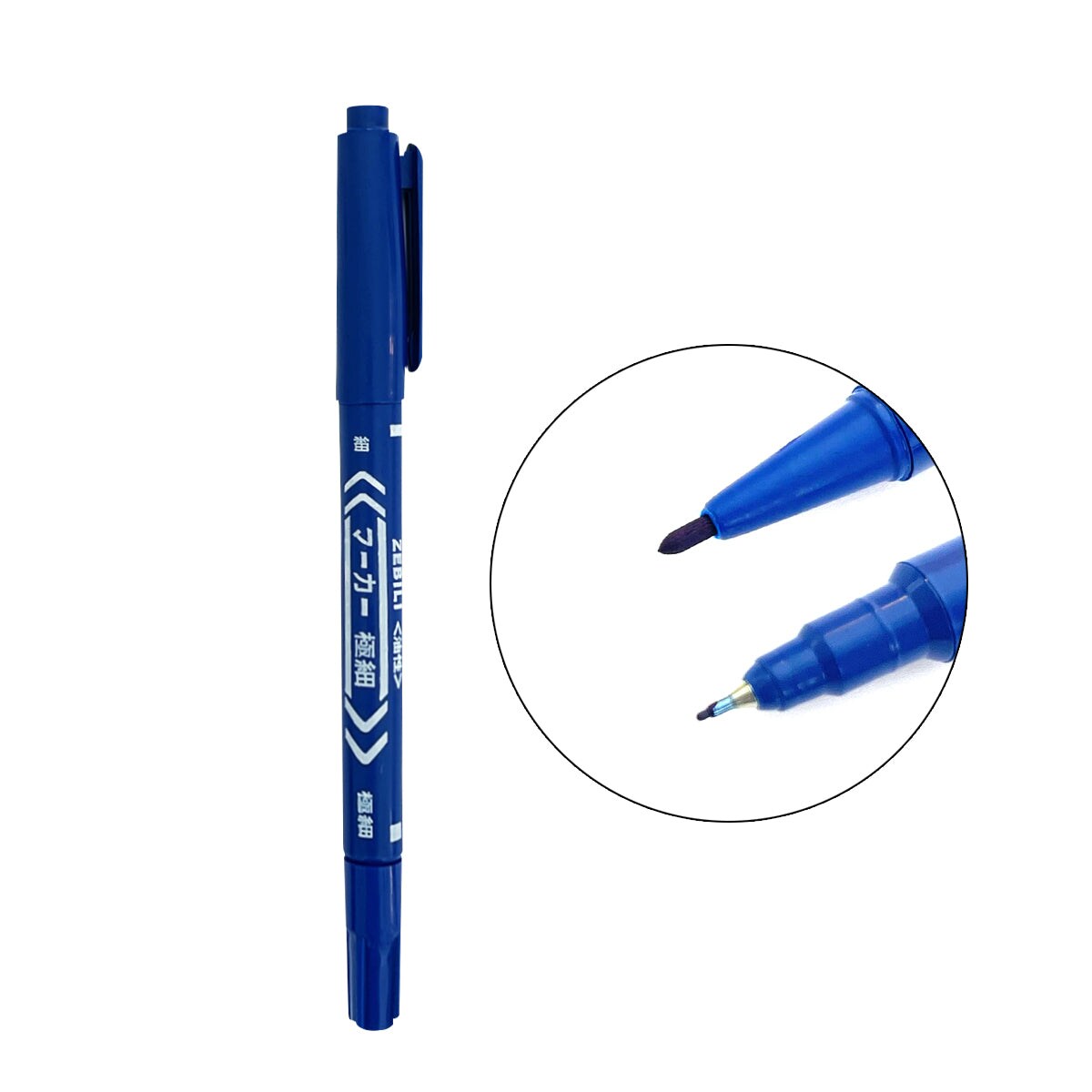 Wrapables Transparent Sticky Notes with Dual Tip Marker Pens for Home, School, Office