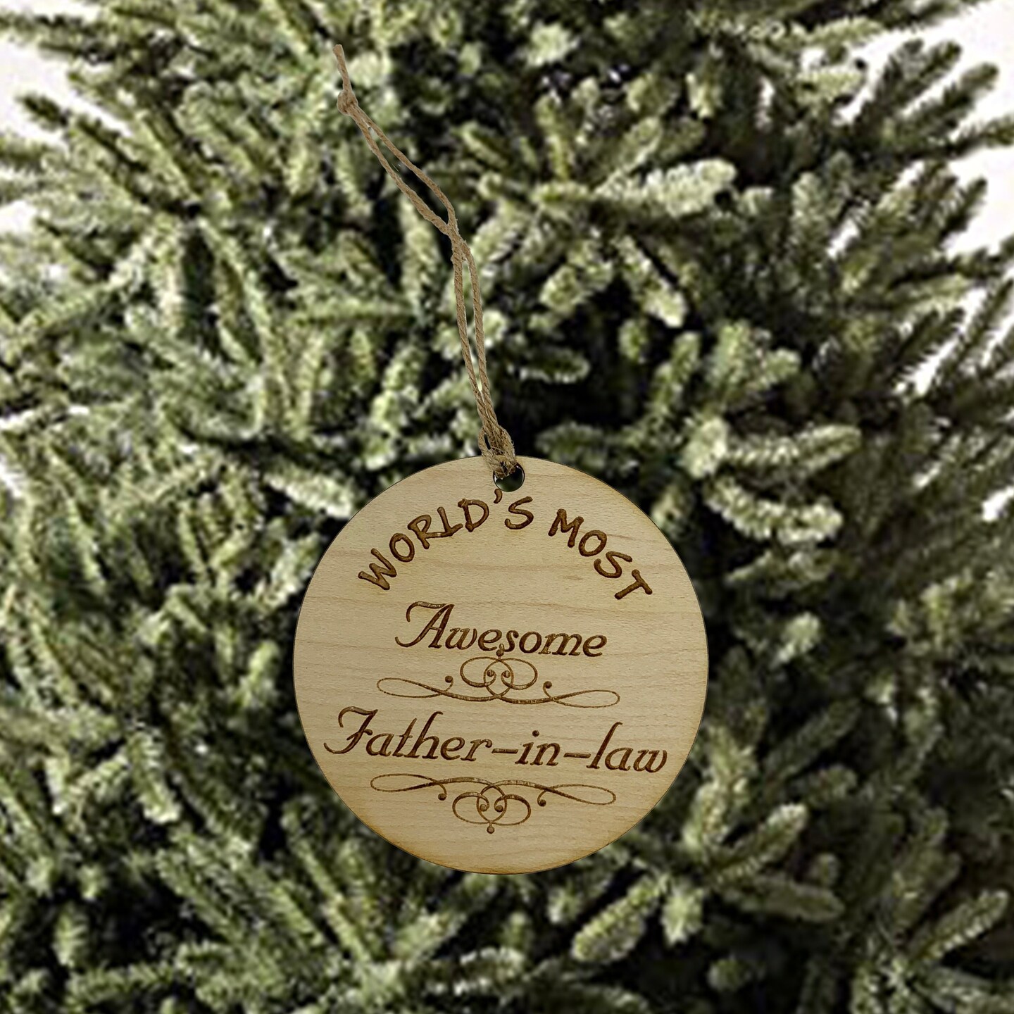 Worlds most Awesome Father-in-Law - Ornament Worlds most Awesome Father-in-Law - Ornament