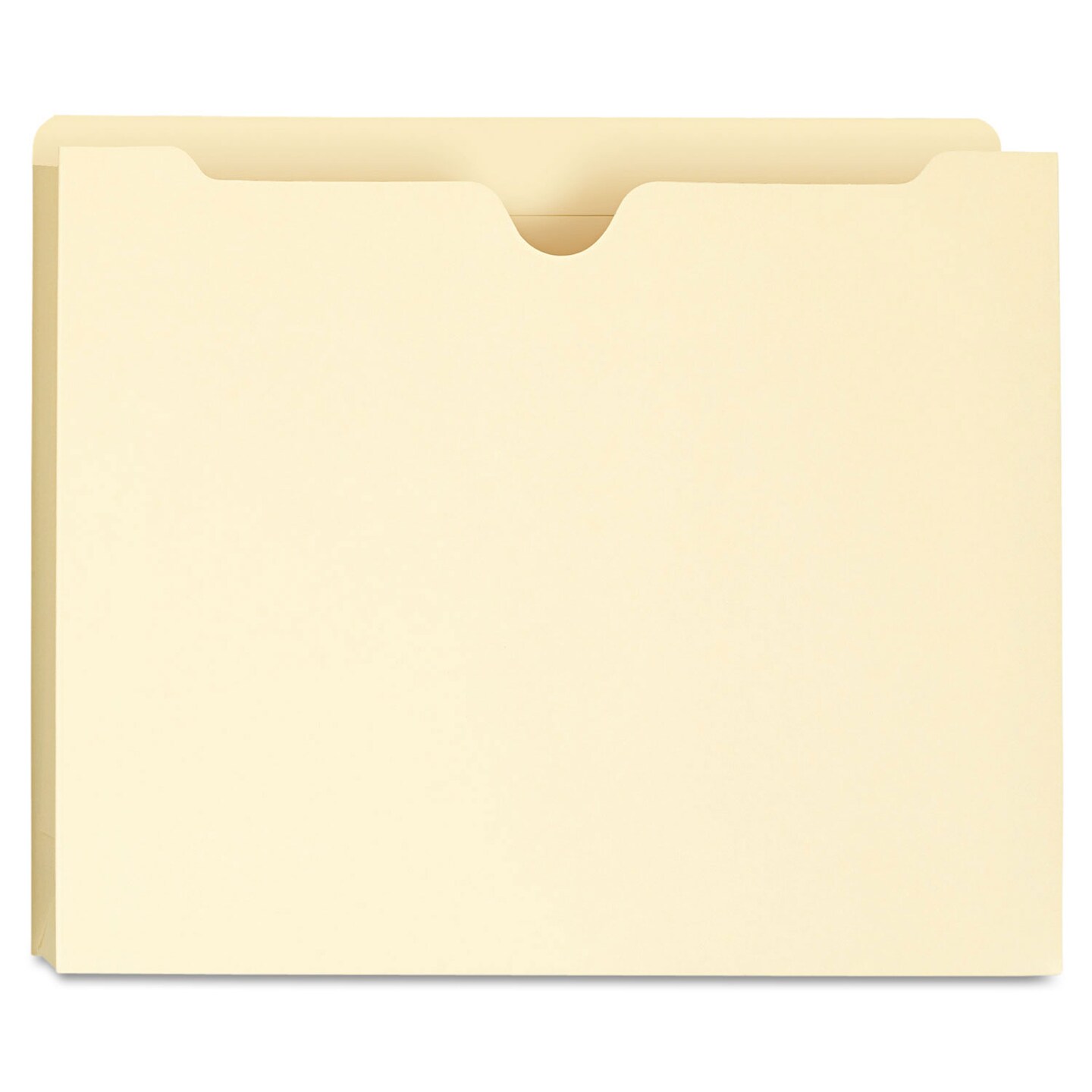 Universal Deluxe Manila File Jackets with Reinforced Tabs Straight Tab