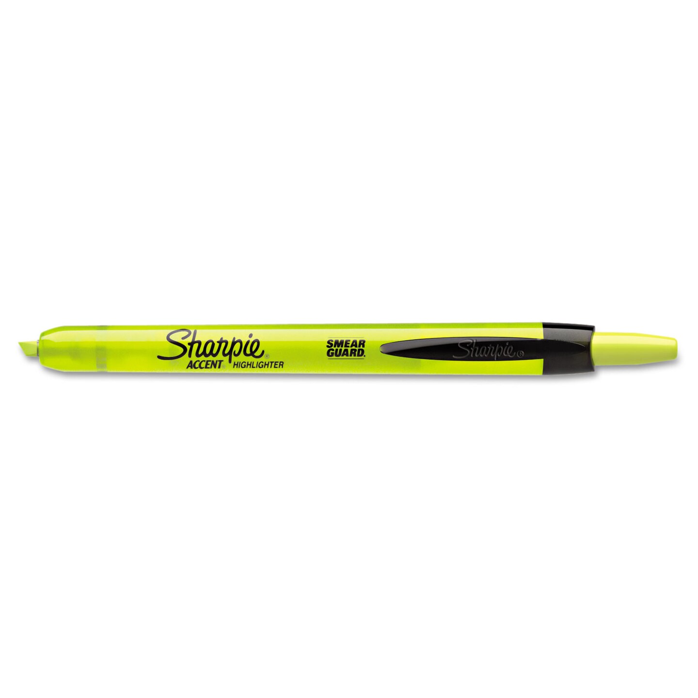 Sanford Retractable Highlighters Chisel Tip Fluorescent Yellow Dozen