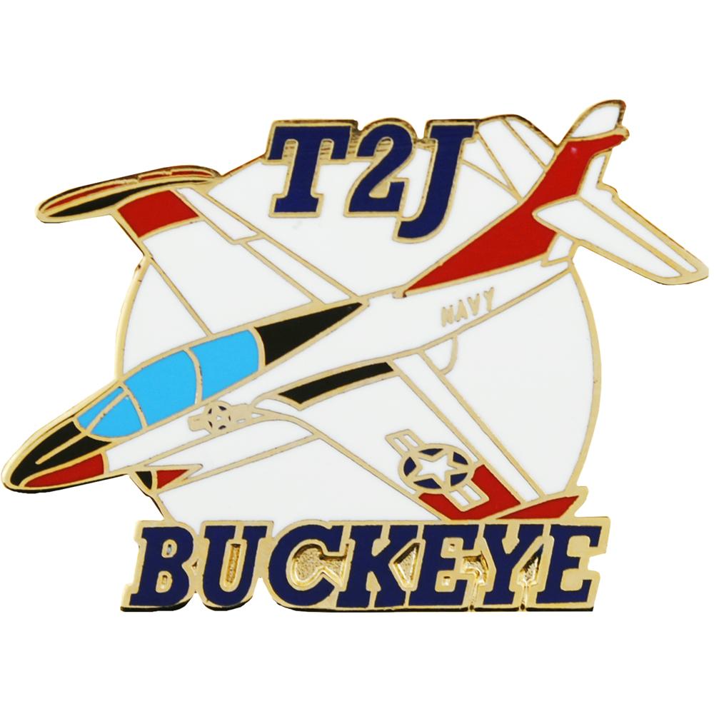 T2J Buckeye Airplane Pin 1 1/2&#x22;