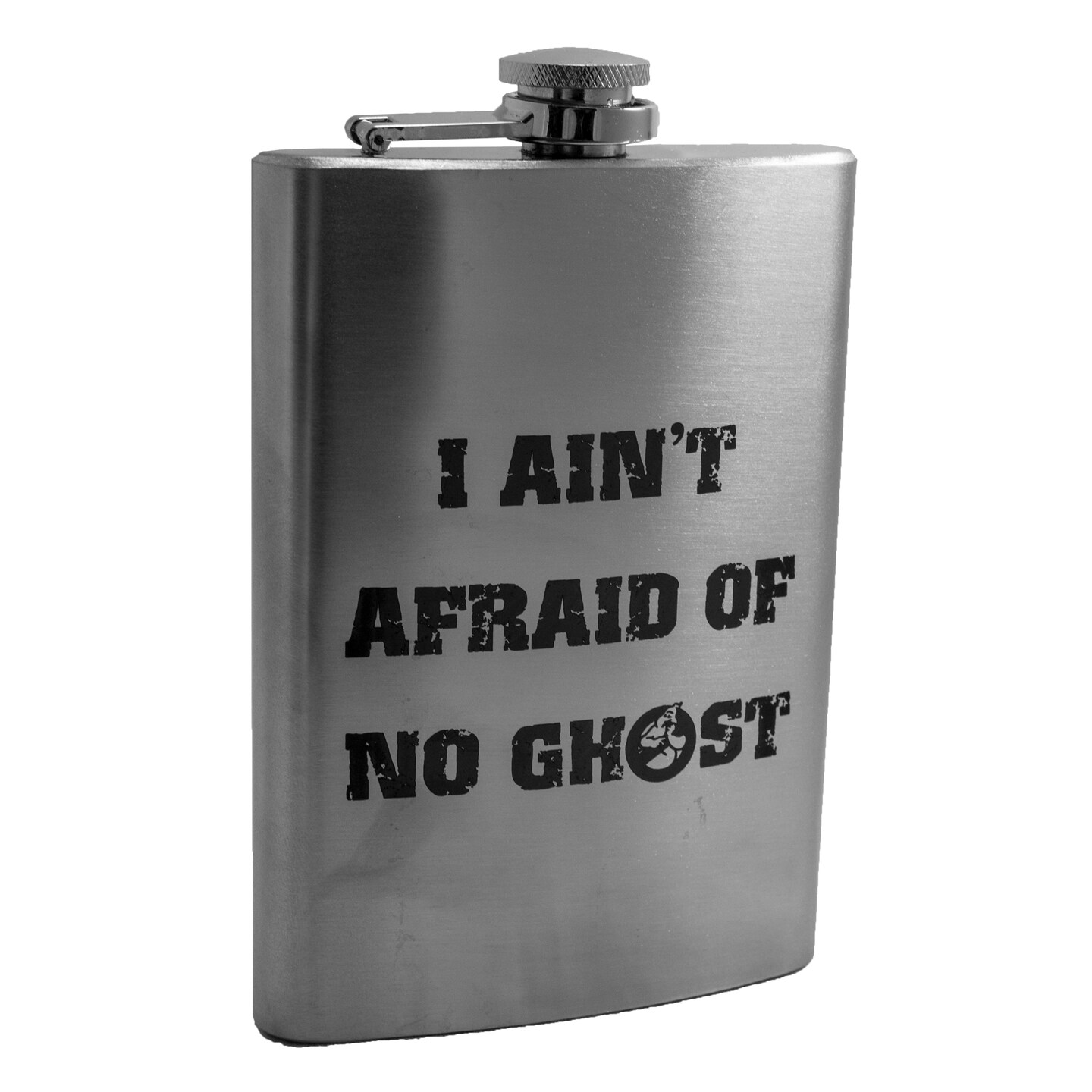 8oz I Aint Afraid of No Ghost Stainless Steel Flask