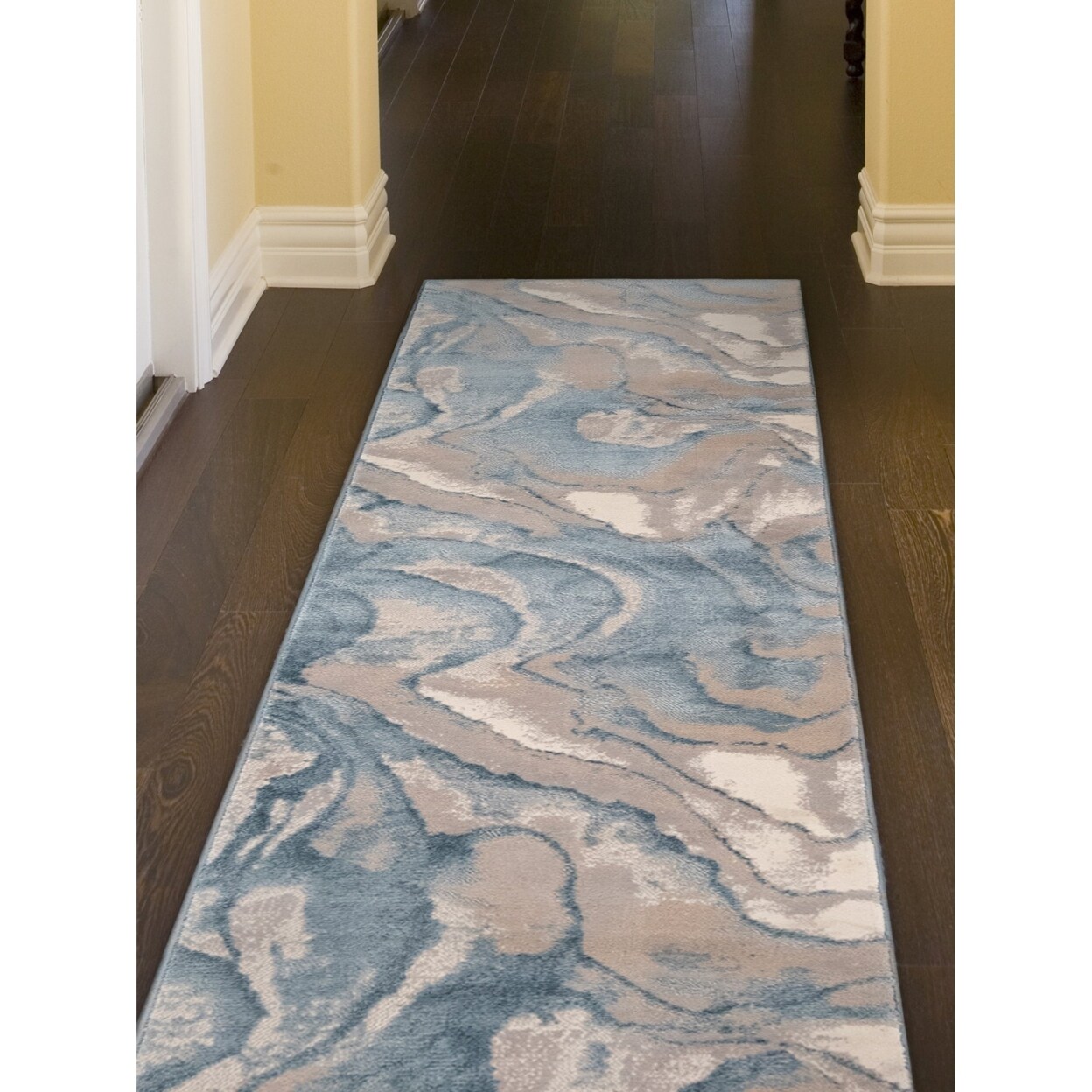 The Rug Department Liora Manne Soho Agate Indoor Area Rug Blue