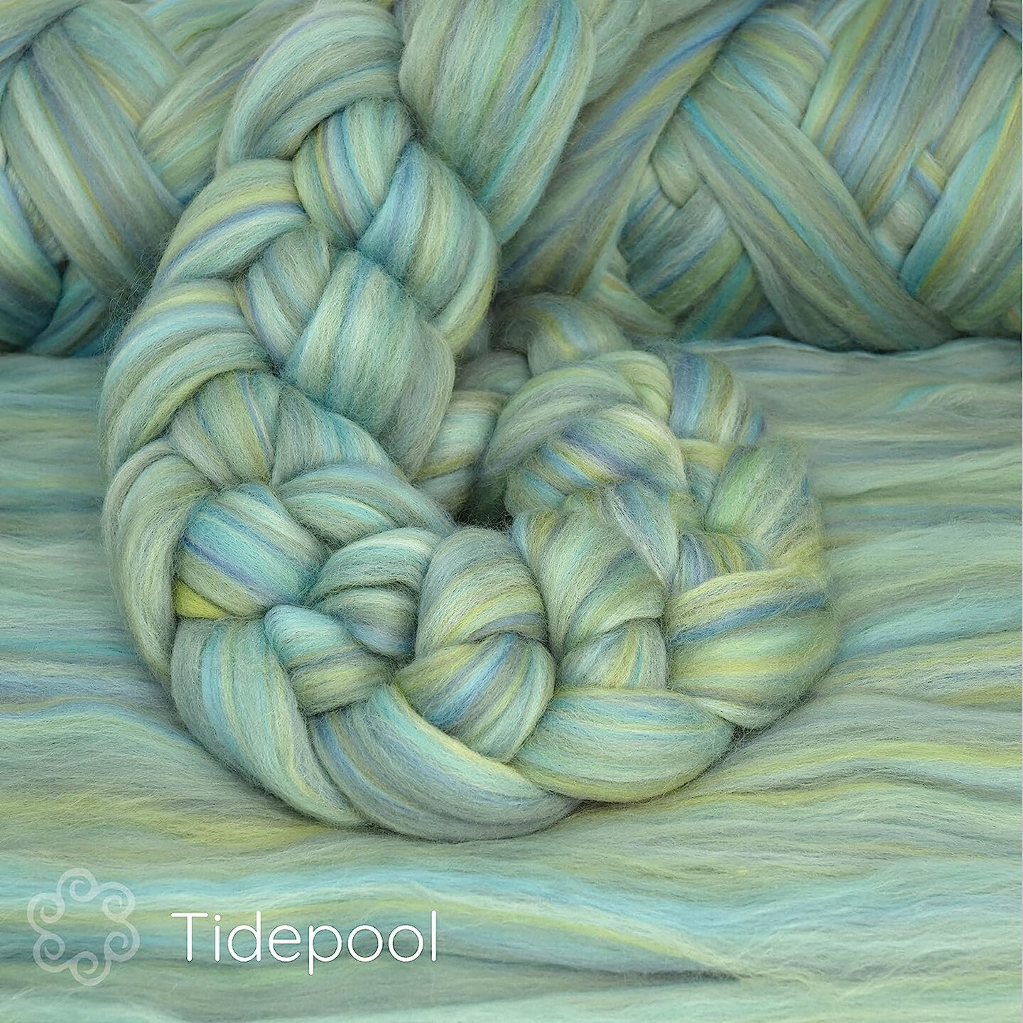 100% Superfine Merino Fiber: Winner&#x27;s Circle. Soft Combed Top Roving Color Blend for Spinning, Felting, Weaving