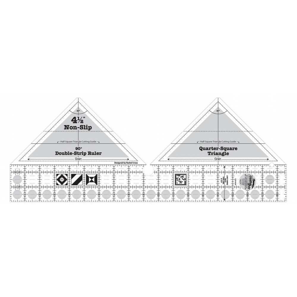 Creative Grids 90 Degree Double-Strip Ruler