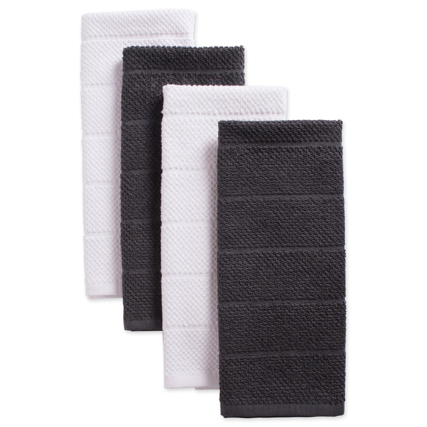 DII Luxury Barmop Collection Lot de 4 torchons à Vaisselle Motif