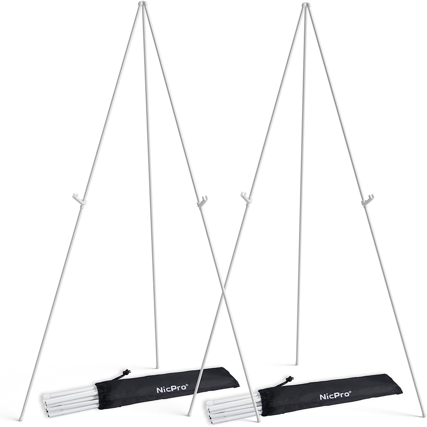 Display Easel Stand for Wedding Sign & Poster 63'' Portable Art Easel for  Floor Adjustable Metal Easel Black Art Supplies