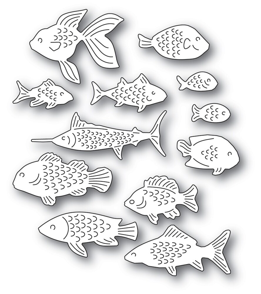 Memory Box Dies-School of Fish