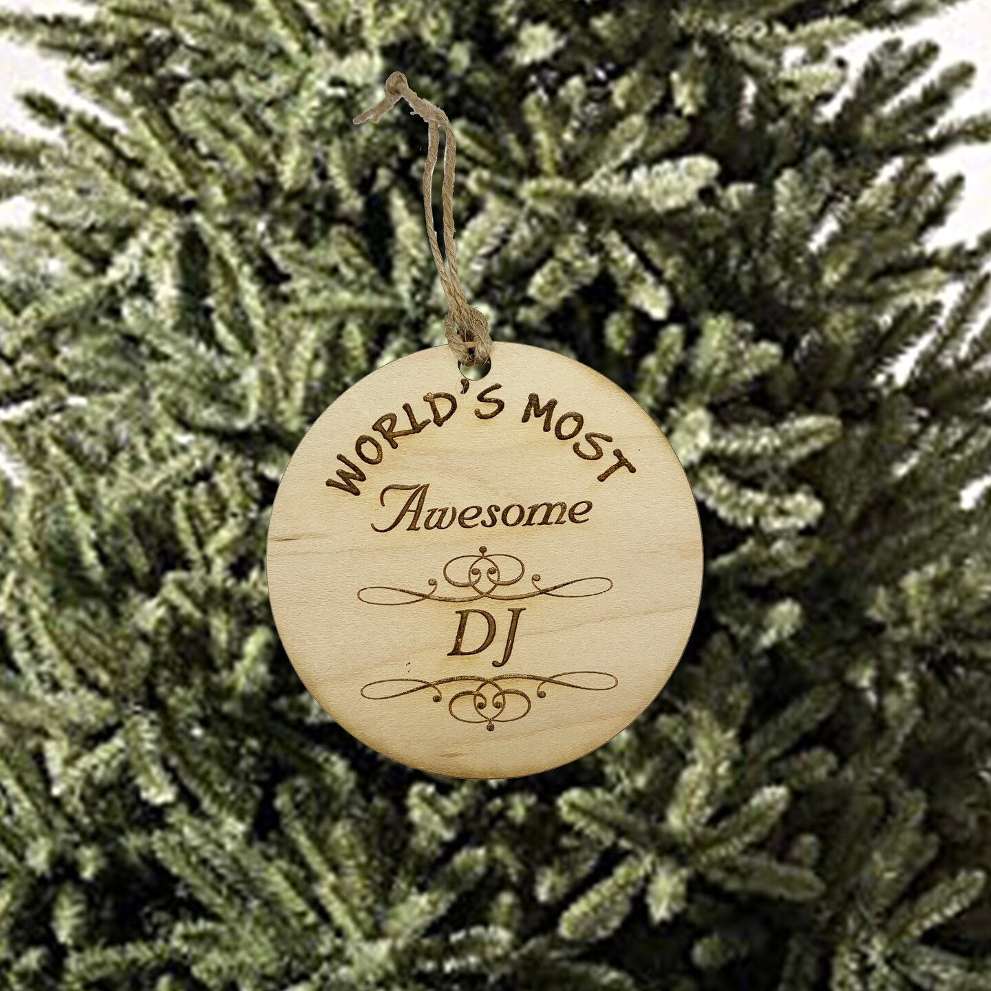 Worlds most Awesome DJ - Ornament