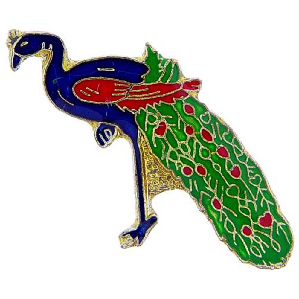 Peacock Pin 1&#x22;