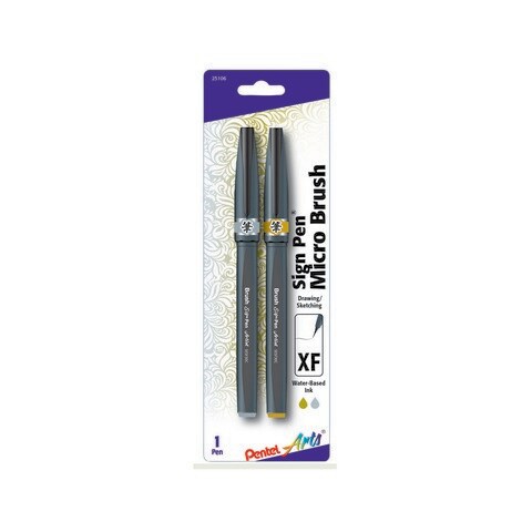 Pentel arts sign pen brush tip Clearance