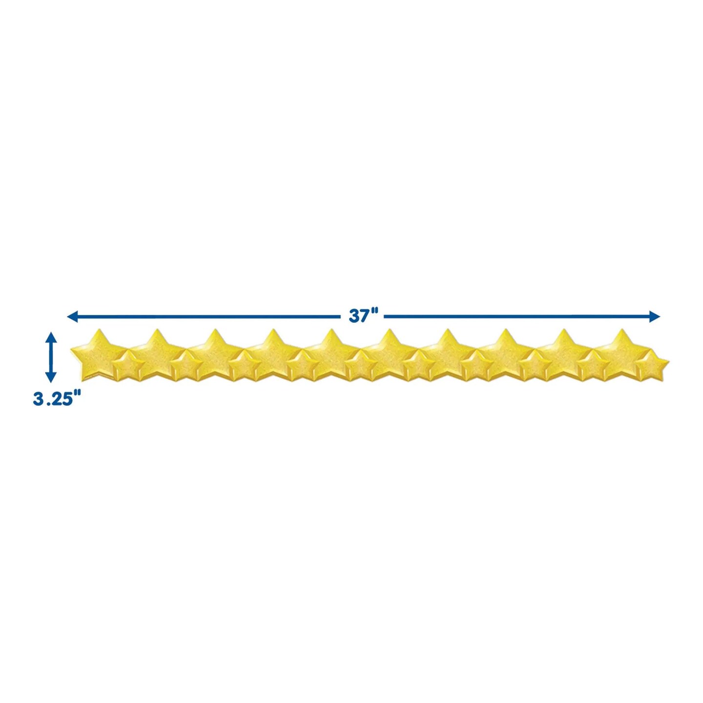 Stars Extra Wide Deco Trim&#xAE;, 37 Feet Per Pack, 6 Packs