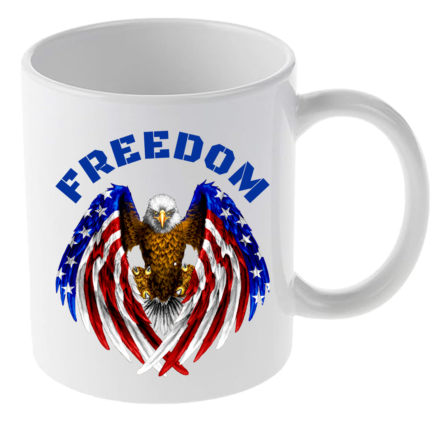 American eagle Freedom Independence Day Mug,Patriotic Mug,USA Flag Mug,Eagle  Coffee | MakerPlace by Michaels