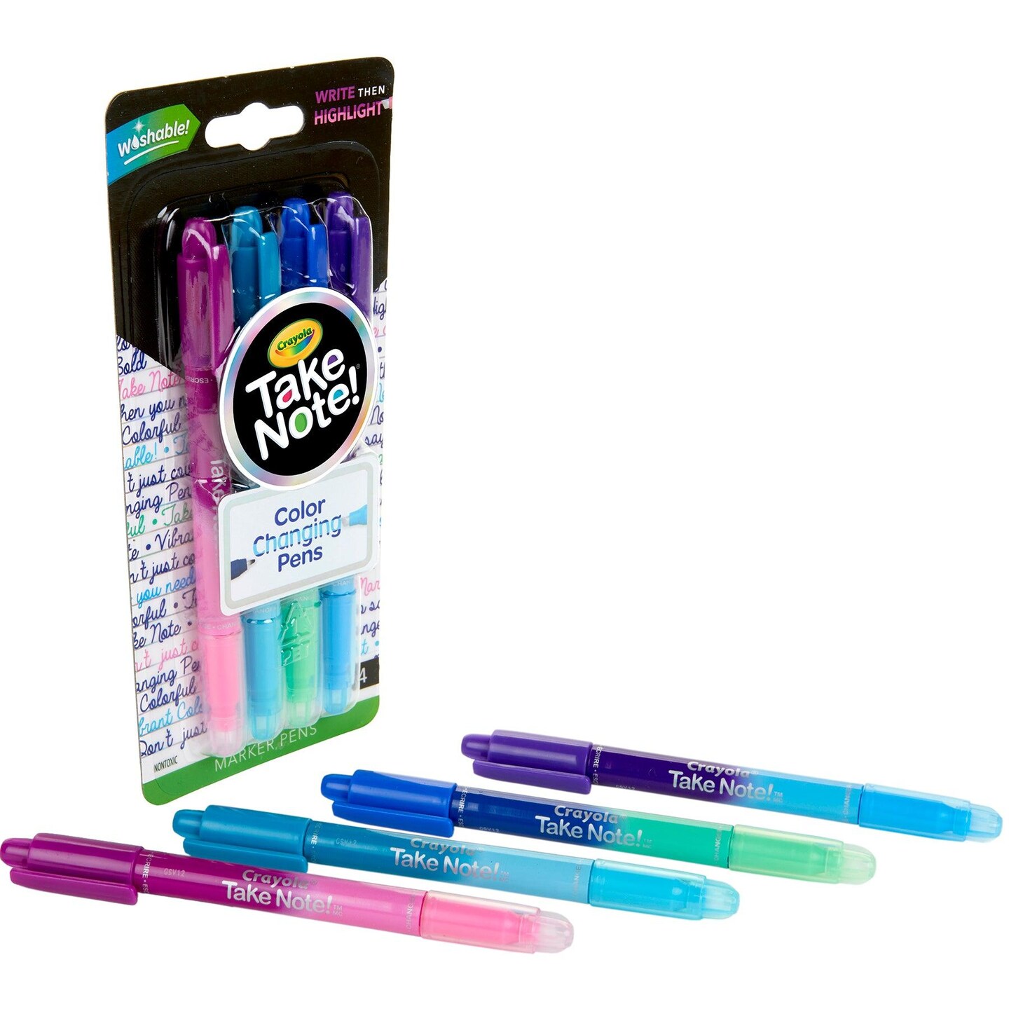 Take Note! Dual Ended Color Changing Pens, 4 Per Pack, 3 Packs