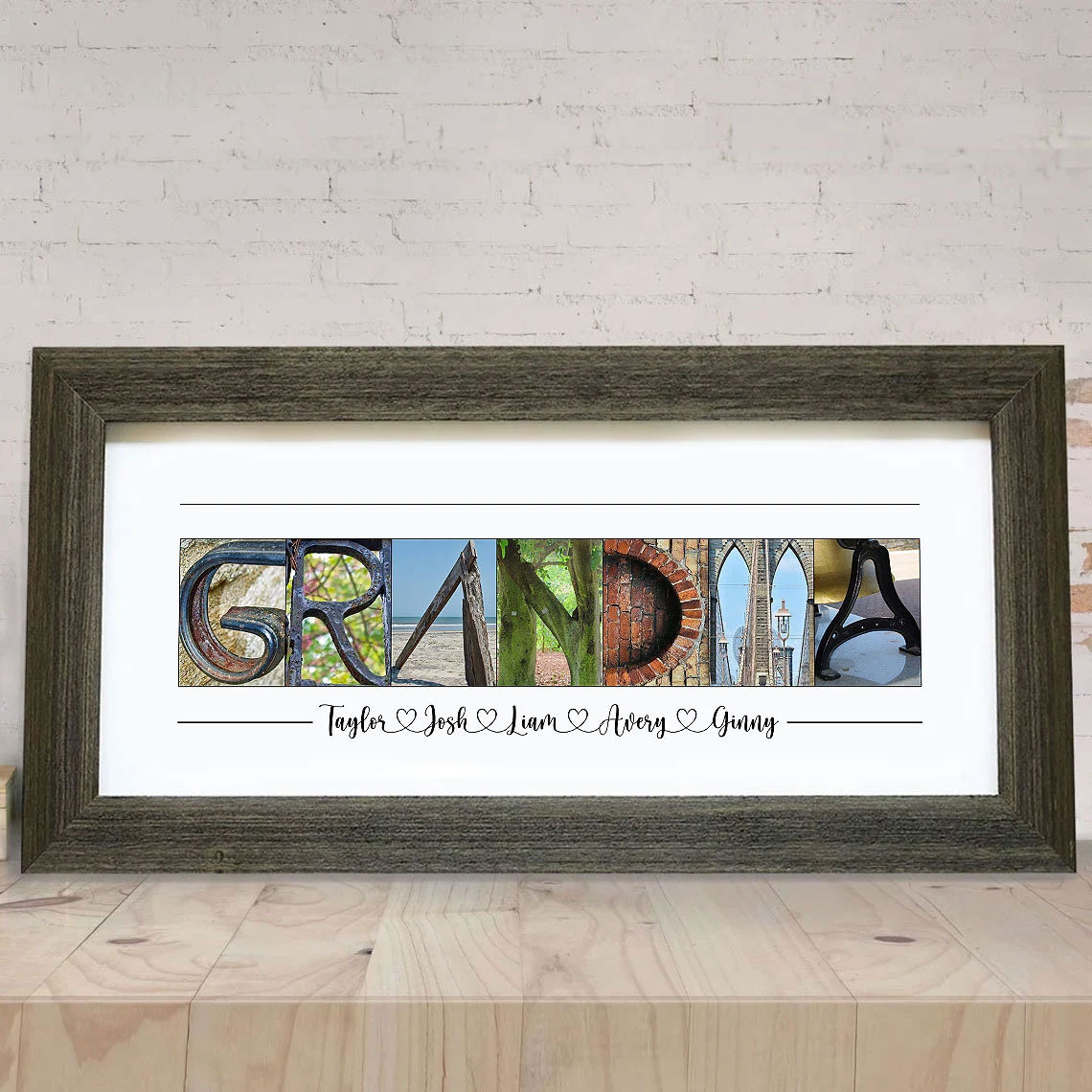 Grandma Gift Plaque With Butterfly Design - I Love You Grandma Home Decor Sign