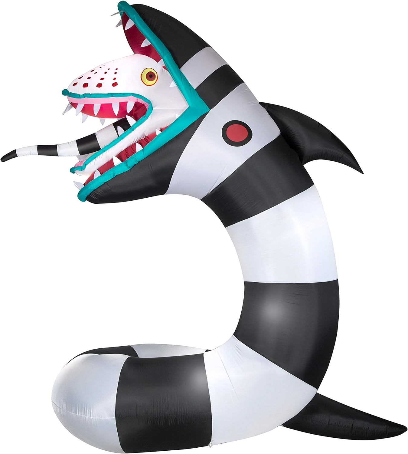 9 1/2' Gemmy Airblown Inflatable Animated GIANT Beetlejuice Sand Worm ...