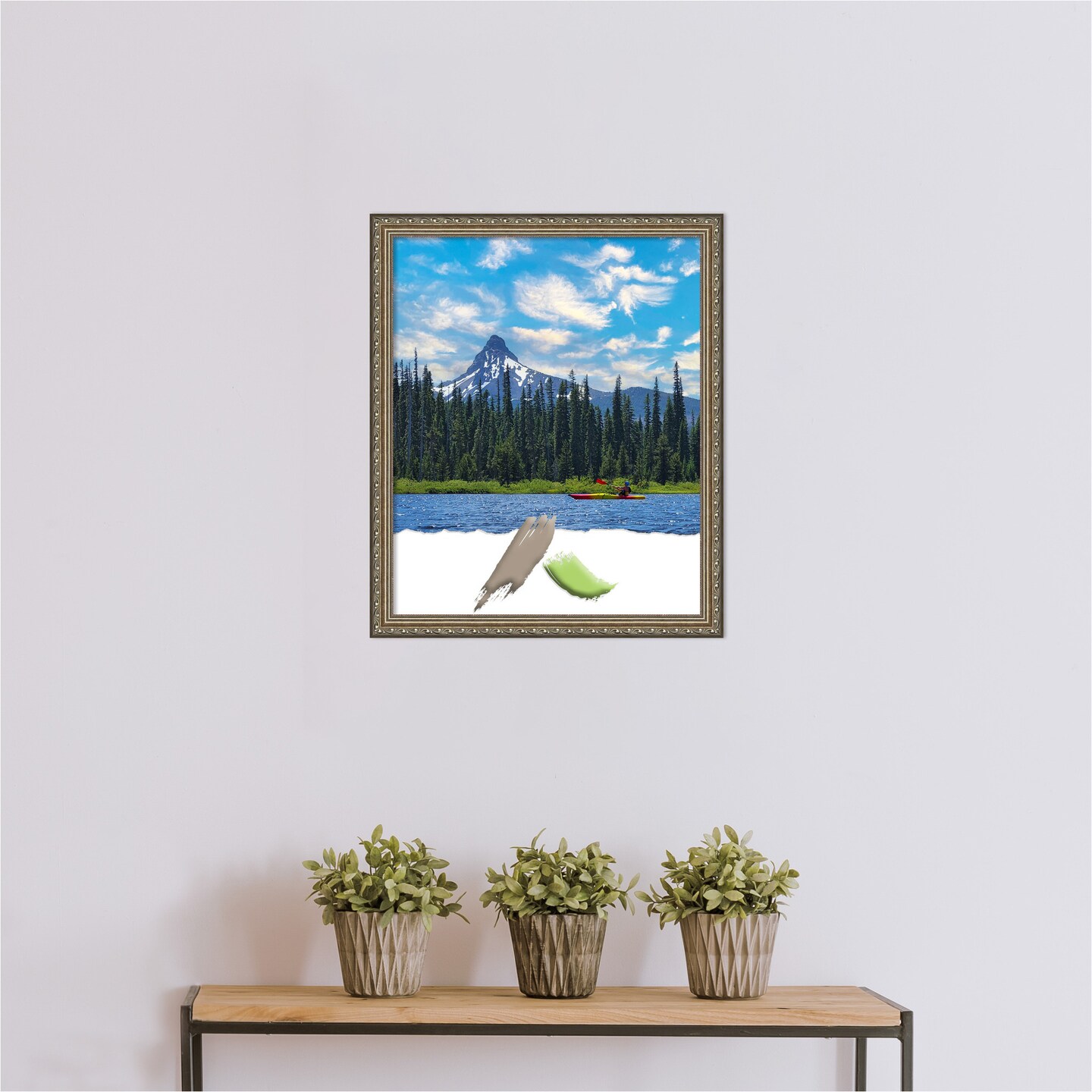 Parisian Silver Wood Picture Frame