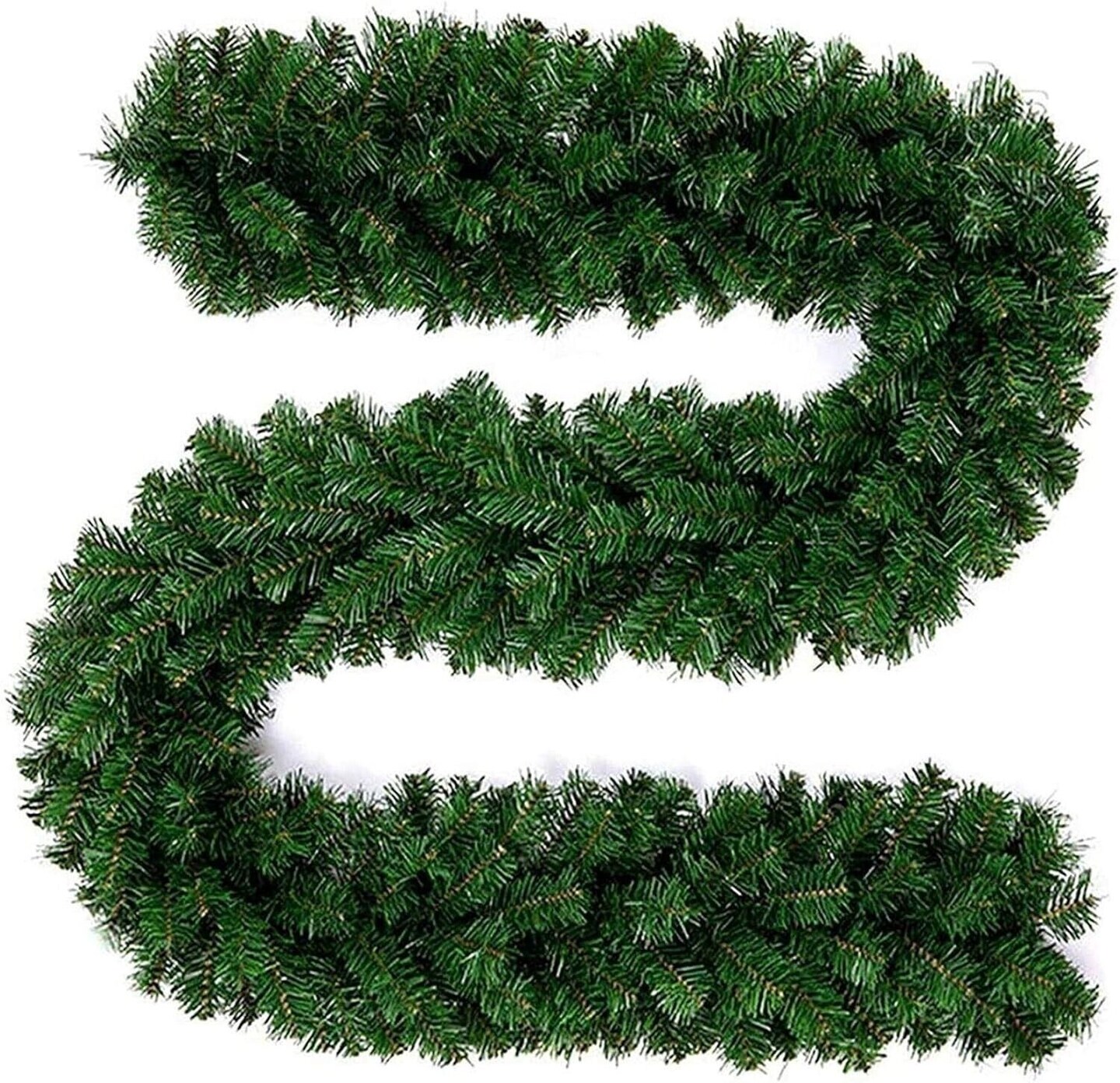 Kitcheniva 9FT Christmas Garland Stairs Fireplace Decor