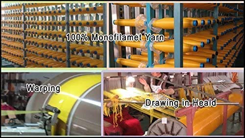 3 Yards 1.27 Meters Silk Screen Printing Fabric Mesh Screen Printing Mesh Wide High Tension Mesh Making Ink Supplies 160 Mesh&#xFF08;64T&#xFF09;