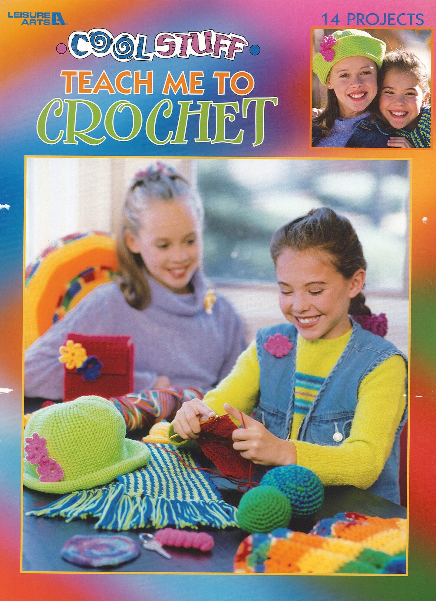 Leisure Arts Cool Stuff Teach Me To Crochet Book