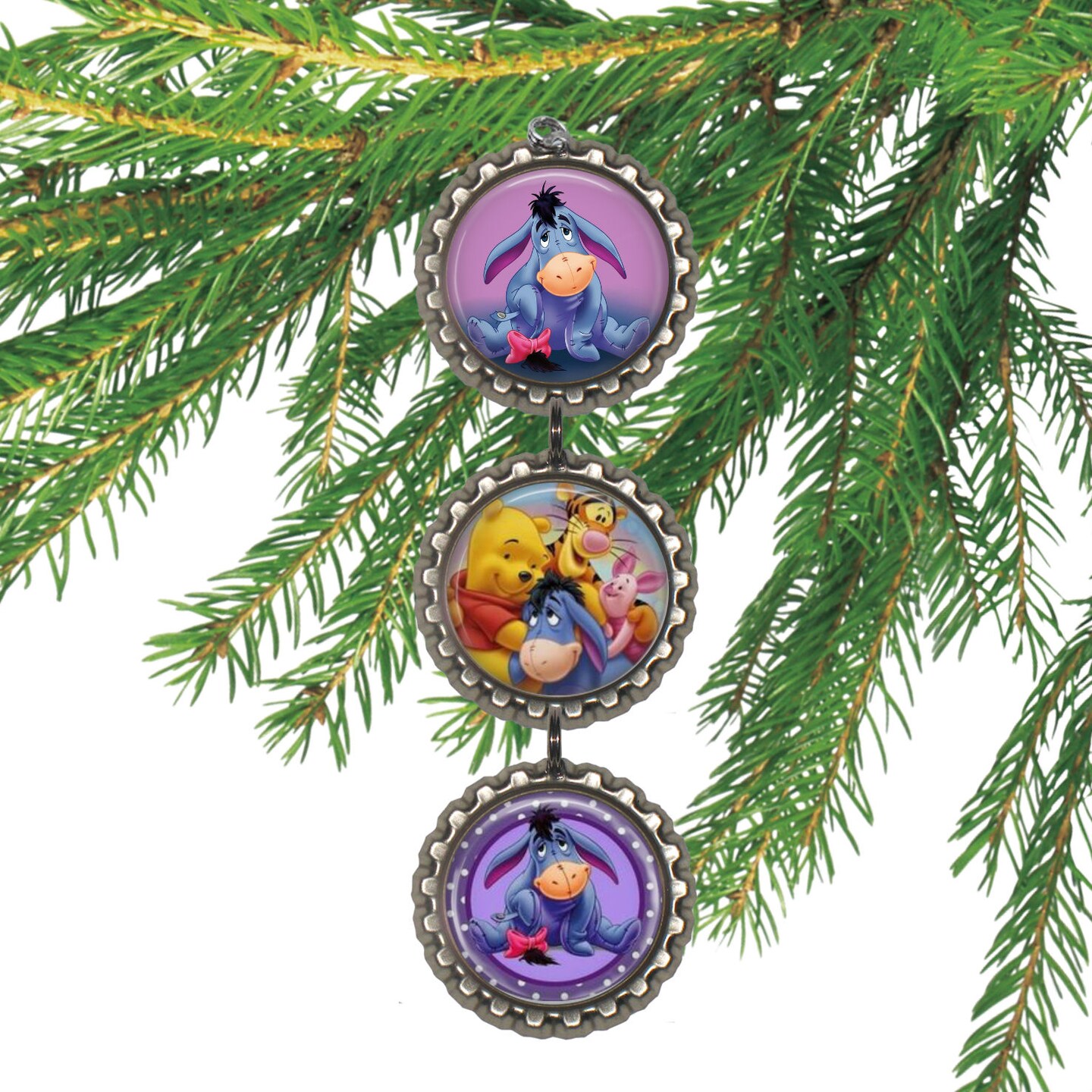 Disney Winnie the Pooh EEYORE 3D Bottle Cap Christmas Ornament Gift for  Kids Stocking Stuffer MakerPlace by Michaels