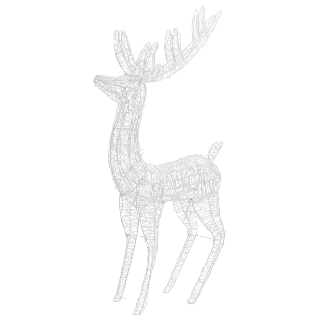 Acrylic Christmas Reindeers 250 LED 2 pcs 70.9&#x22;
