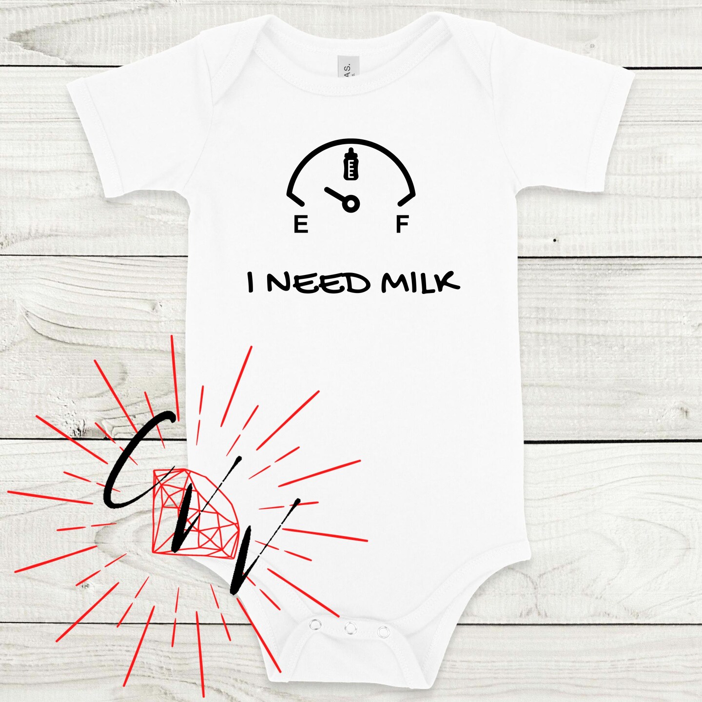 Milk'n It - Graphic Bodysuit