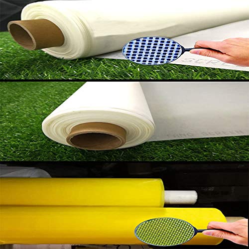 3 Yards 1.27 Meters Silk Screen Printing Fabric Mesh Screen Printing Mesh Wide High Tension Mesh Making Ink Supplies 160 Mesh&#xFF08;64T&#xFF09;