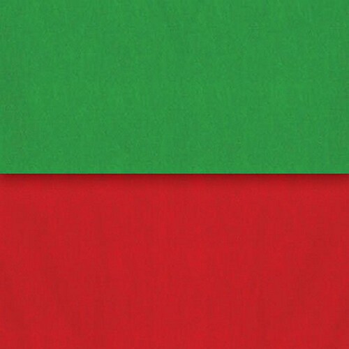 Christmas Tissue Paper Green/Red