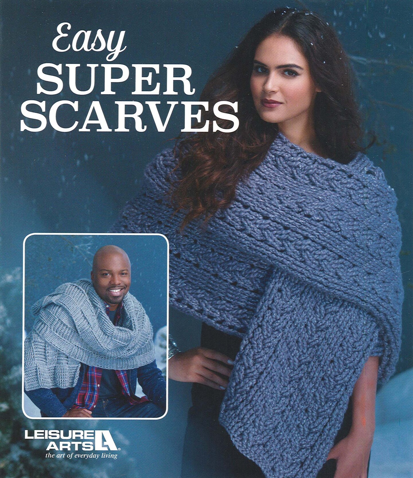 Leisure Arts Easy Super Scarves Crochet Book