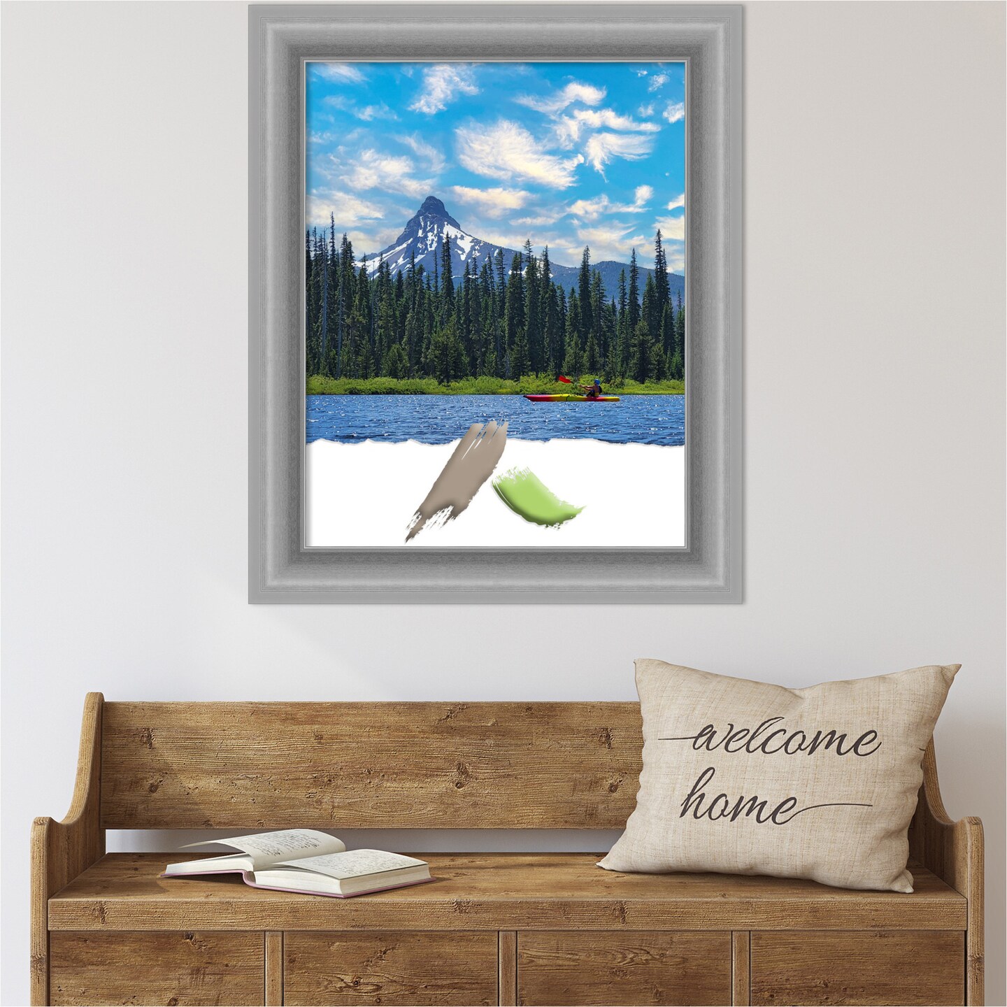 Peak Polished Nickel Picture Frame, Photo Frame, Art Frame