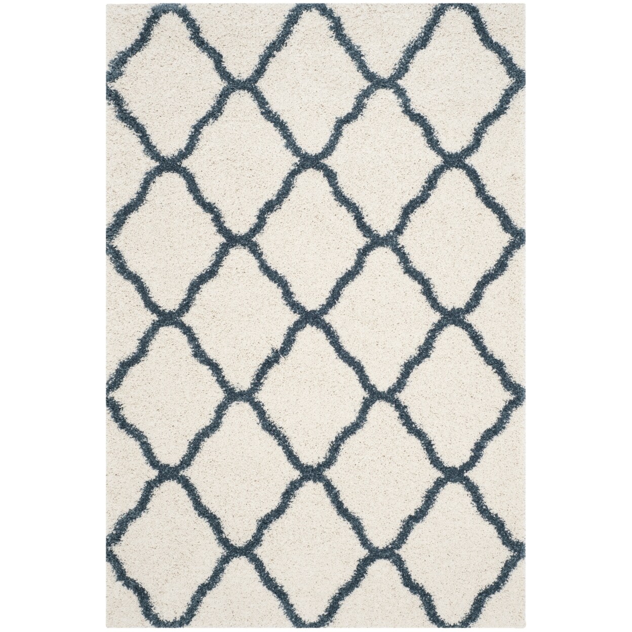 Safavieh Hudson Shag Sgh283t Ivory / Slate Blue Rug
