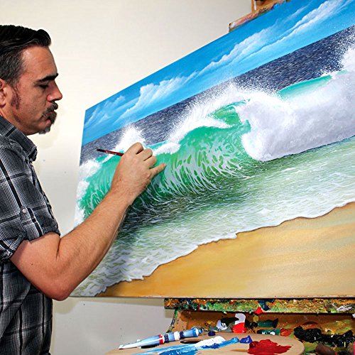 8 Pack Premium H2O Water Mixable Oil Paint Set, 18ml Tubes. Mixable with a Range of Mediums. Easily Washes Up with Water.